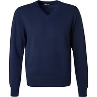 Cipriani Herren Pullover blau Kaschmir unifarben von Cipriani