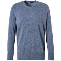 Cipriani Herren Pullover blau Kaschmir unifarben von Cipriani