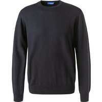 Cipriani Herren Pullover blau Merinowolle unifarben von Cipriani