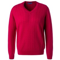 Cipriani Herren Pullover rosa Merinowolle unifarben von Cipriani