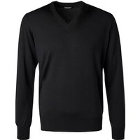 Cipriani Herren Pullover schwarz unifarben von Cipriani