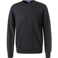 Cipriani Herren Pullover blau Merinowolle unifarben von Cipriani