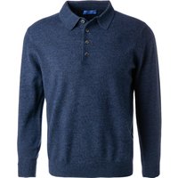 Cipriani Herren Pullover blau Kaschmir unifarben von Cipriani