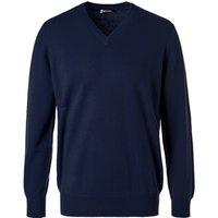 Cipriani Herren Pullover blau Kaschmir unifarben von Cipriani