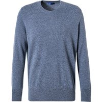 Cipriani Herren Pullover blau Kaschmir unifarben von Cipriani