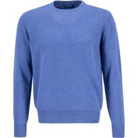 Cipriani Herren Pullover blau Kaschmir unifarben von Cipriani