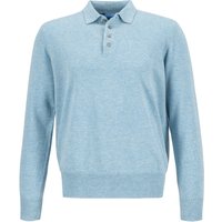 Cipriani Herren Pullover blau Kaschmir unifarben von Cipriani