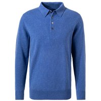 Cipriani Herren Pullover blau Kaschmir unifarben von Cipriani