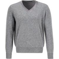 Cipriani Herren V-Pullover grau unifarben Cipriani Herren V-Pullover grau unifarben von Cipriani