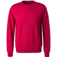 Cipriani Herren Pullover rosa Merinowolle unifarben von Cipriani