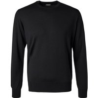 Cipriani Herren Pullover schwarz unifarben von Cipriani