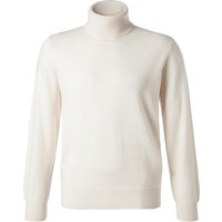 Cipriani Herren Rollkragenpullover weiß Kaschmir unifarben von Cipriani