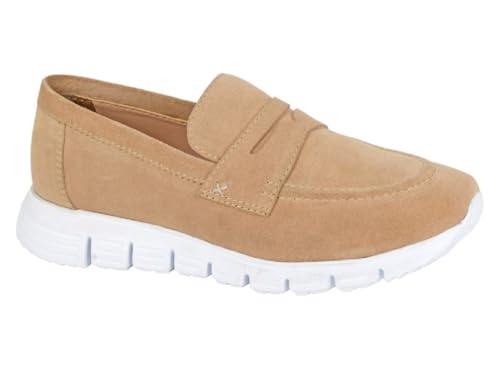 Cipriata Felisa L690 Damen-Sneaker, Wildleder, bequem, leicht, Memory-Schaum, Metropolitan, taupe, 36 EU von Cipriata