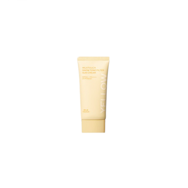 Milk Touch - Snow Tone Filter Sun Cream SPF50+ PA++++ - 50ml - 03 Natural Yellow von Milk Touch