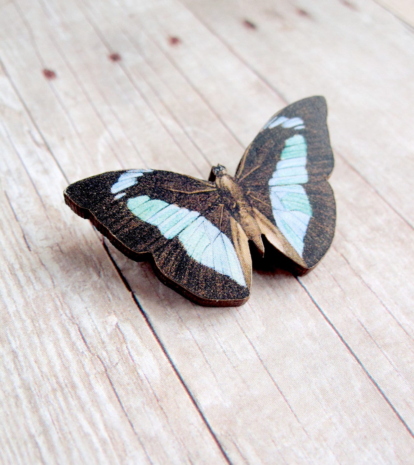 Blaue Wald Schmetterling Brosche Blaue Wald Schmetterling Brosche von CircaAD