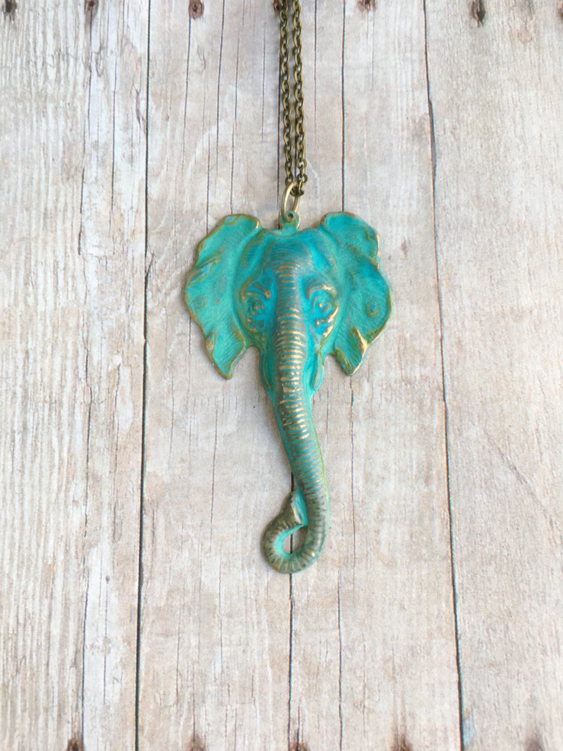 Elefant Halskette Zirkus Karneval Schmuck Elefant Halskette Zirkus Karneval Schmuck von CircaAD