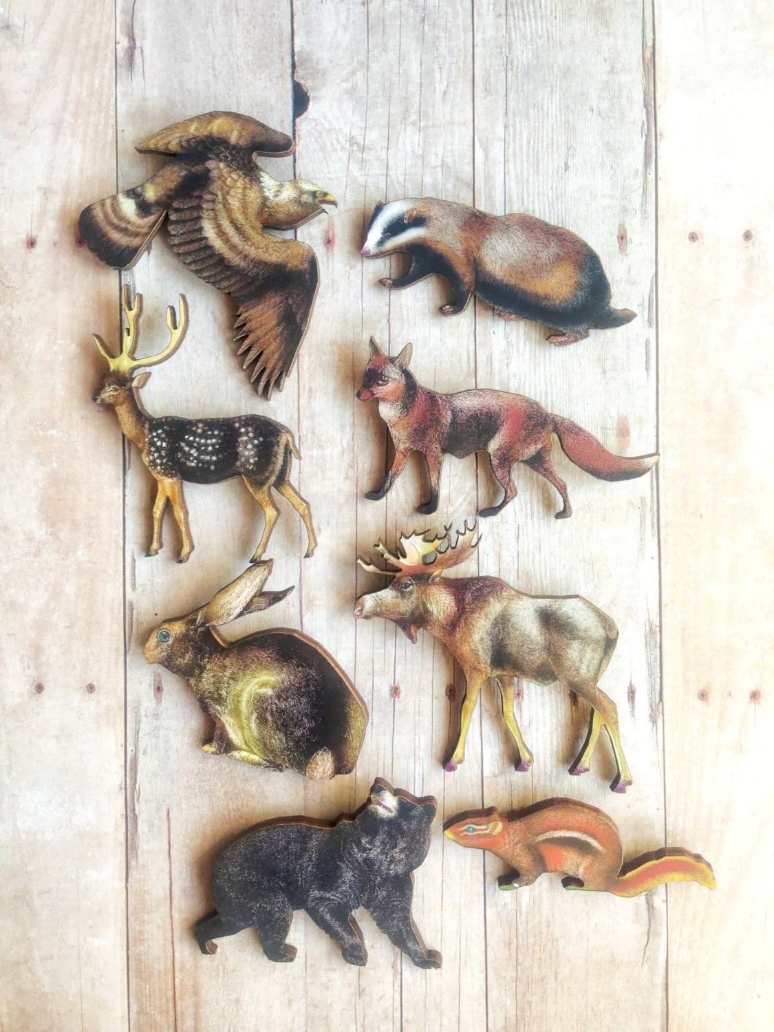 Fuchs Brosche Dachs Adler Bär Reh Schmuck Wald Accessoires Fuchs Brosche Dachs Adler Bär Reh Schmuck Wald Accessoires von CircaAD