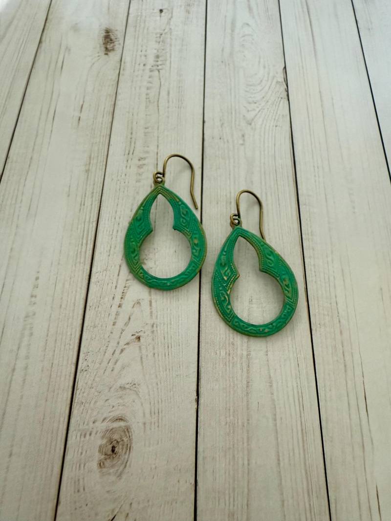 Grünspan Ohrringe Patina Schmuck Grünspan Ohrringe Patina Schmuck von CircaAD
