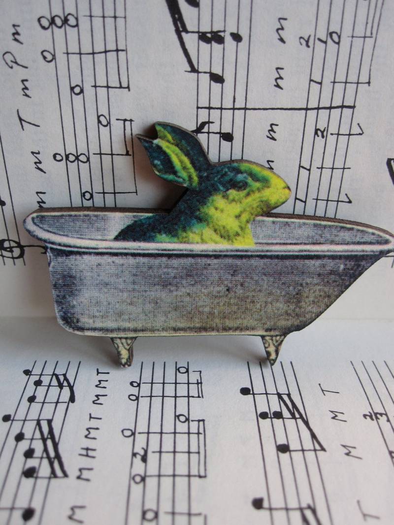 Hase Brosche Kaninchen Schmuck Ostern Korb Geschenk Hase Brosche Kaninchen Schmuck Ostern Korb Geschenk von CircaAD