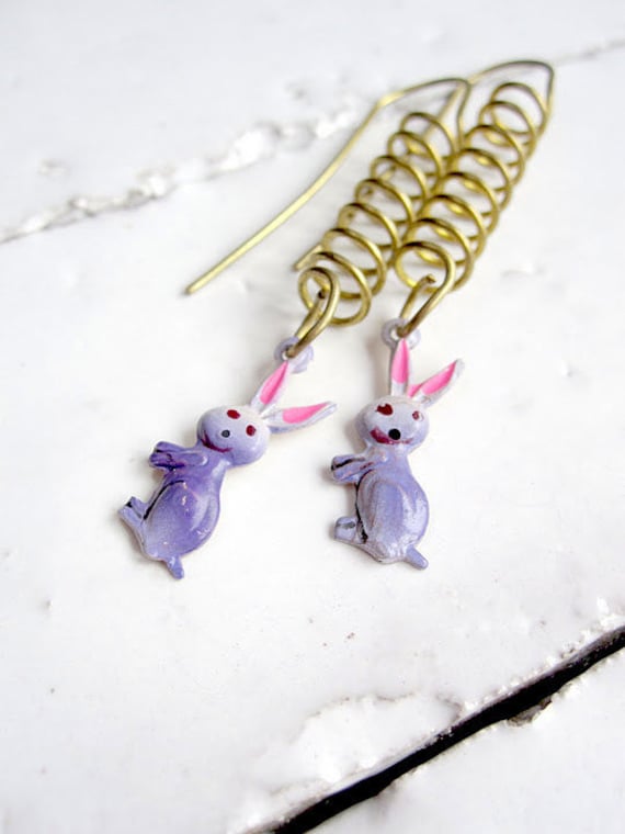 Hase Ohrringe Osterkorb Schmuck Hase Ohrringe Osterkorb Schmuck von CircaAD