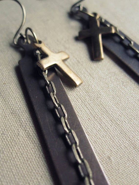 Kreuz Ohrringe Kreuz Ohrringe von CircaAD