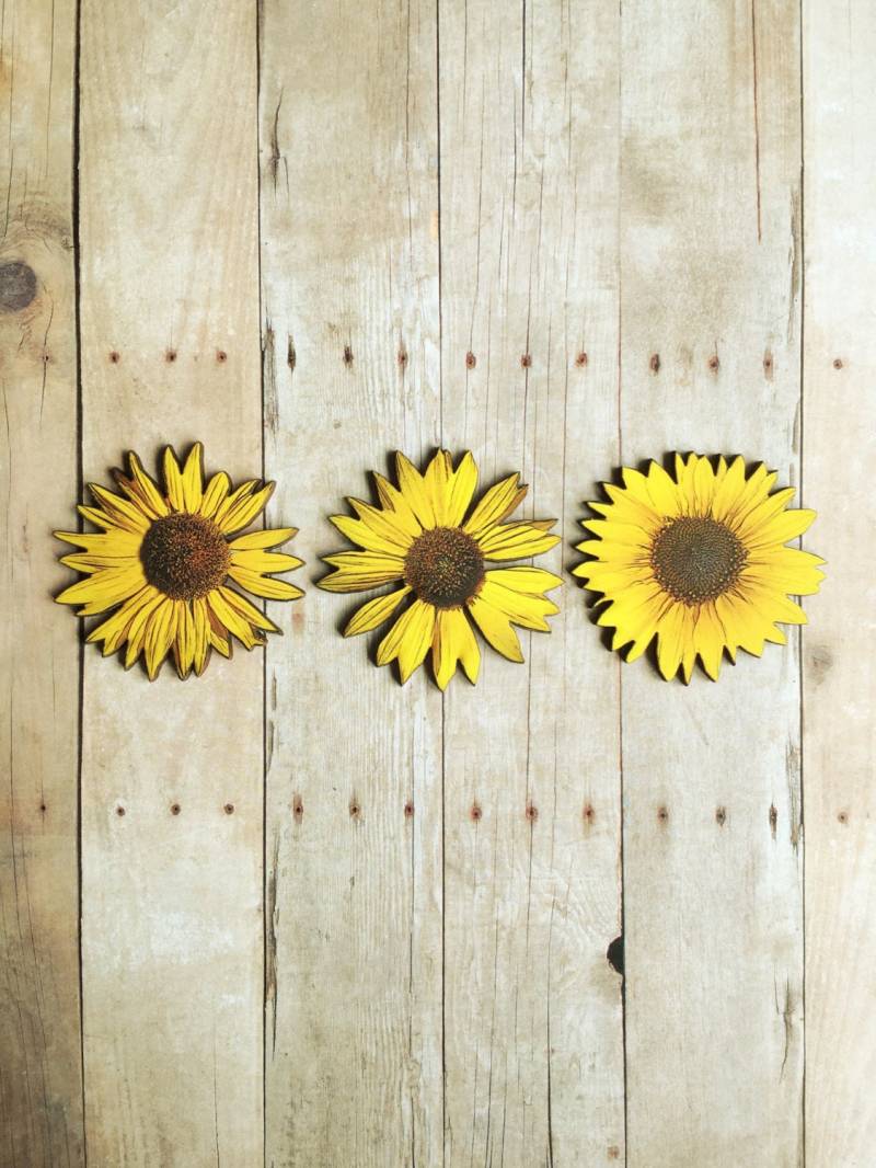 Sonnenblumen Brosche Gartenschmuck Gelb Sonnenblumen Brosche Gartenschmuck Gelb von CircaAD