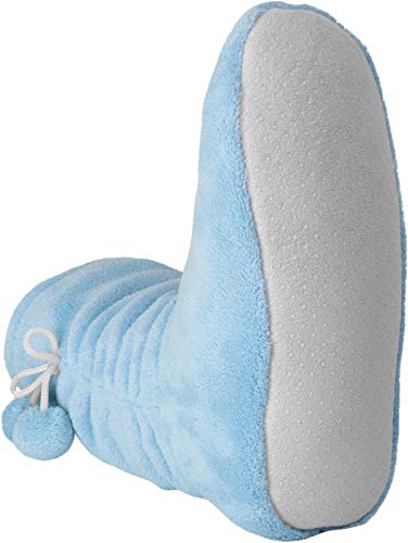 Circle Five Damen Hausschuhe mit Bommel Flauschig Warm mit Plüsch Pantoffeln Stiefel Farbe Blau Größe 39-42 von Circle Five