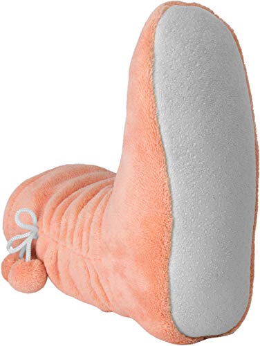 Circle Five Damen Hausschuhe mit Bommel Flauschig Warm mit Plüsch Pantoffeln Stiefel Farbe Orange Größe 39-42 von Circle Five