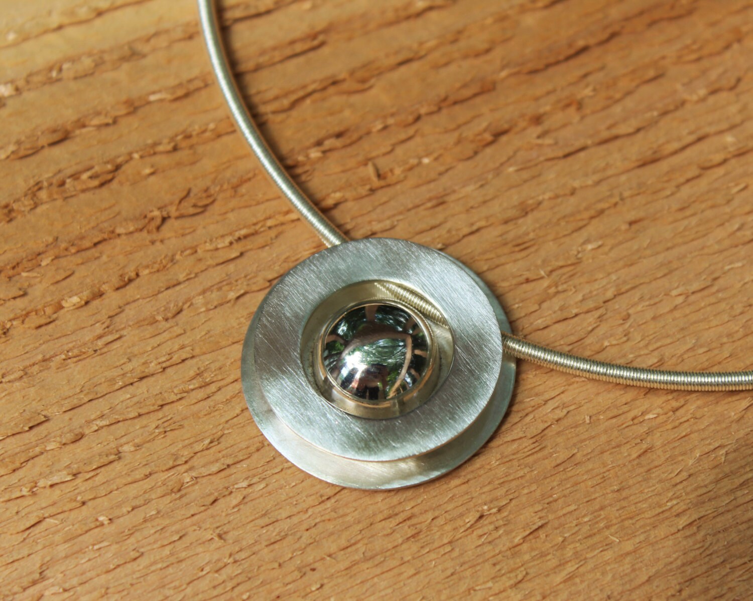 Silber Saturn Kette Silber Saturn Kette von CircleSixJewelry