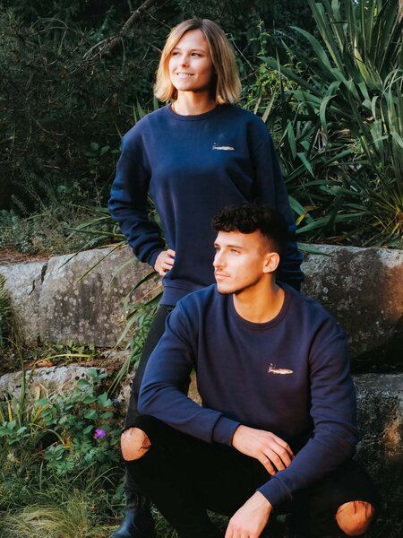 CircleStances GOTS - Forelle small Sweatshirt Unisex von CircleStances