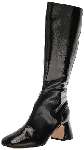 Circus NY Damen Olympia Kniehohe Stiefel, Schwarz Lack, 44 EU von Circus NY