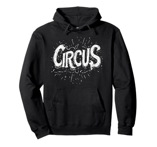Lustiges weißes Zirkus-Logo für Erwachsene und Kinder Pullover Hoodie Lustiges weißes Zirkus-Logo für Erwachsene und Kinder Pullover Hoodie von Circus Speech