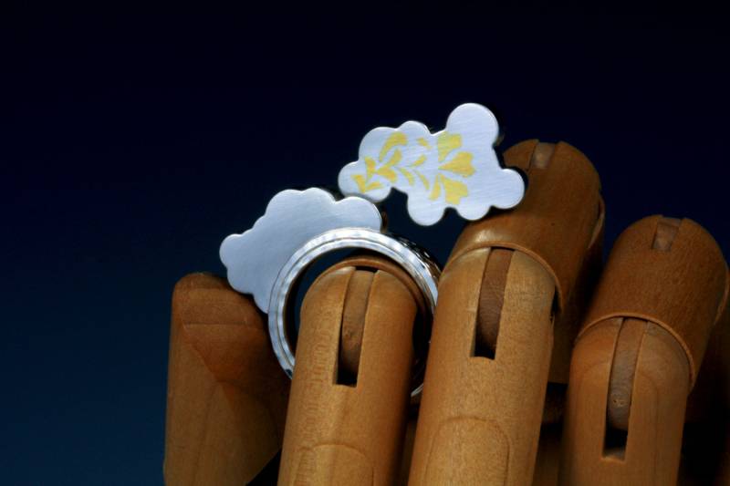 Floral Cumulus Meditation Ring Floral Cumulus Meditation Ring von CirridescenceStudios