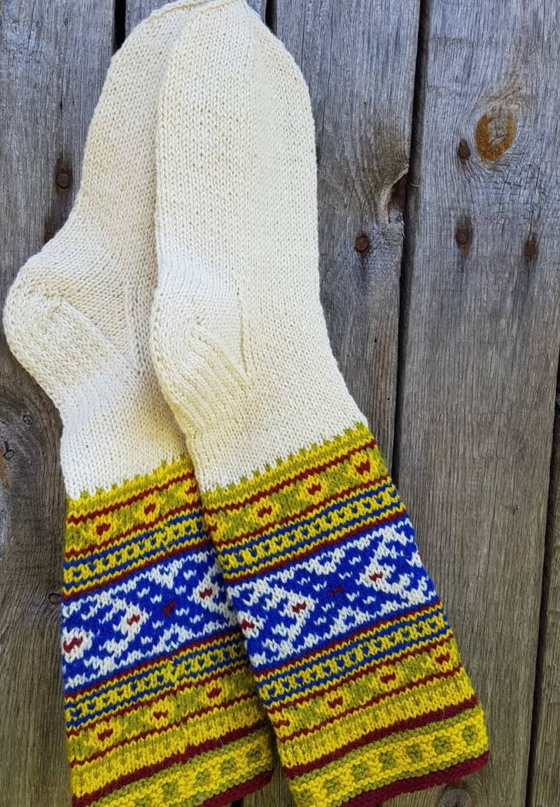 Handgemachte Weiße Socken von CiruleValija