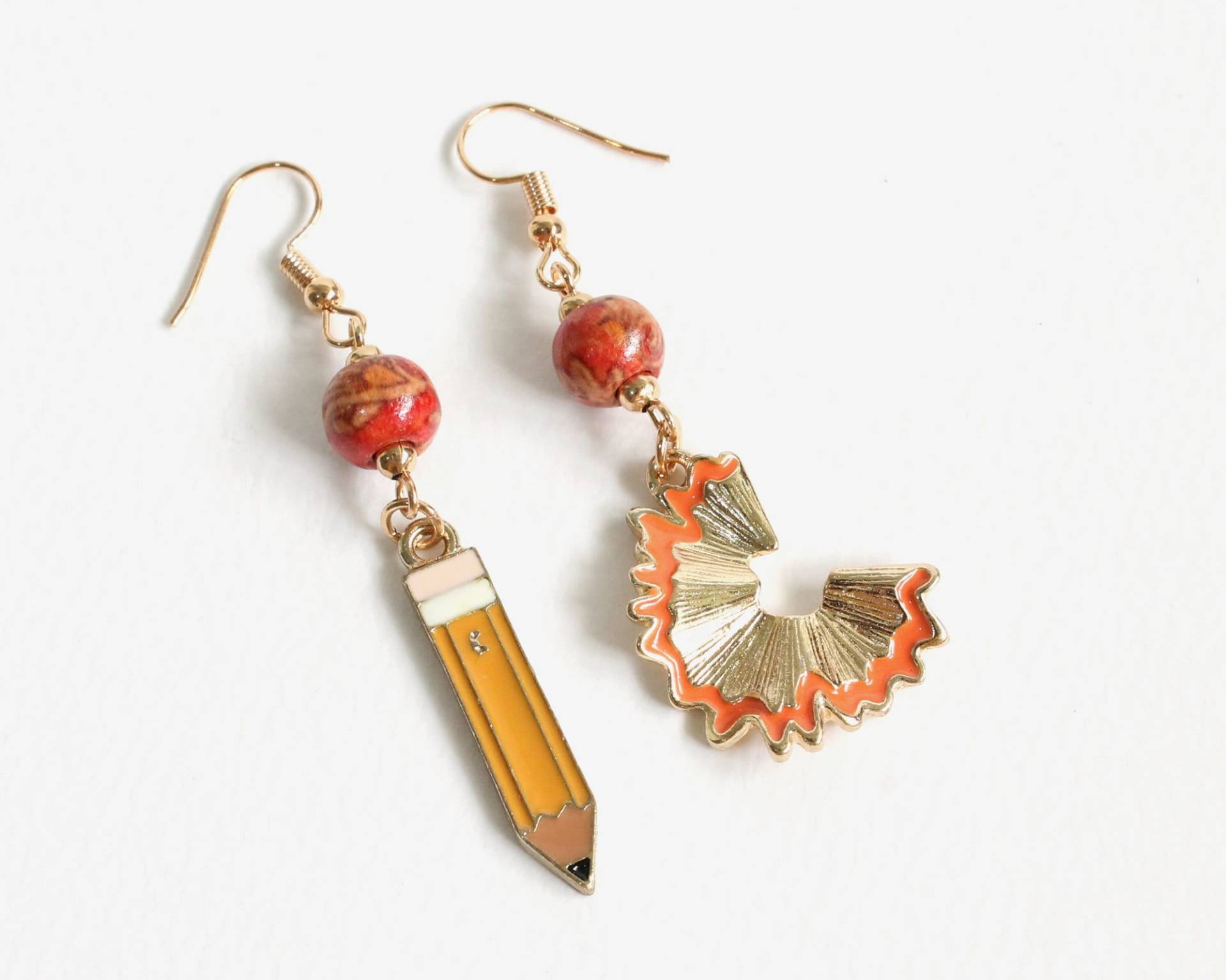 Bleistift Und Bleistift-Debris Ohrringe von CissyPixie