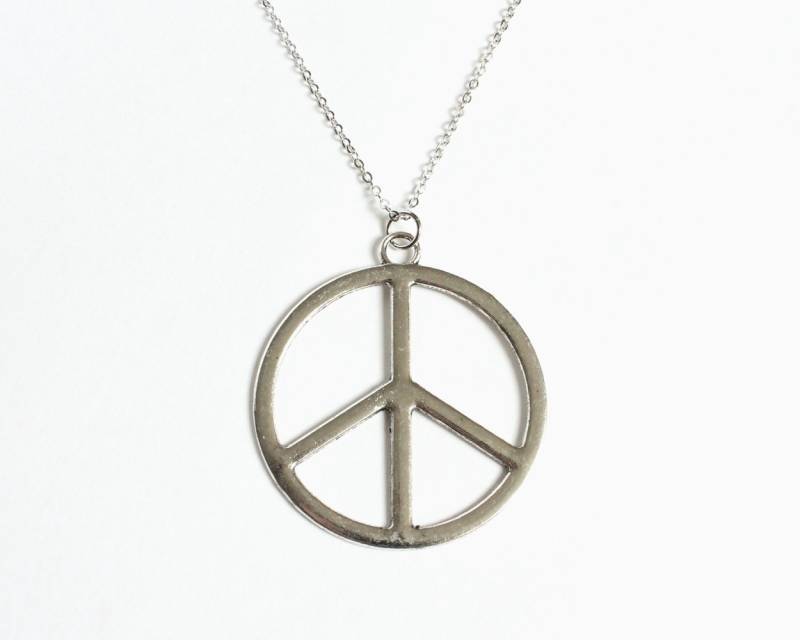 Große Peace Symbol Halskette Große Peace Symbol Halskette von CissyPixie