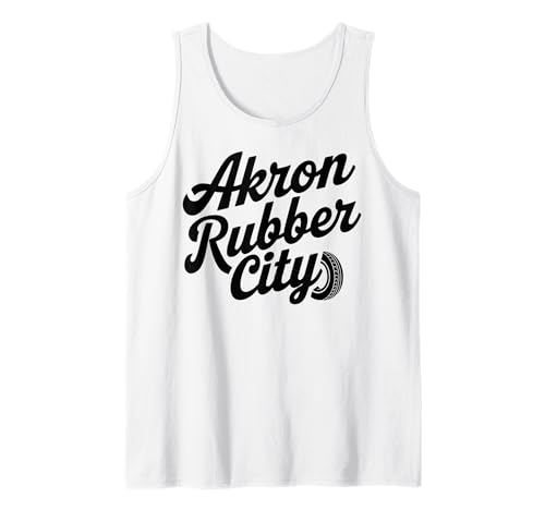 Akron Ohio Rubber City für Männer Frauen Tank Top Akron Ohio Rubber City für Männer Frauen Tank Top von Cities Brought to Life Products