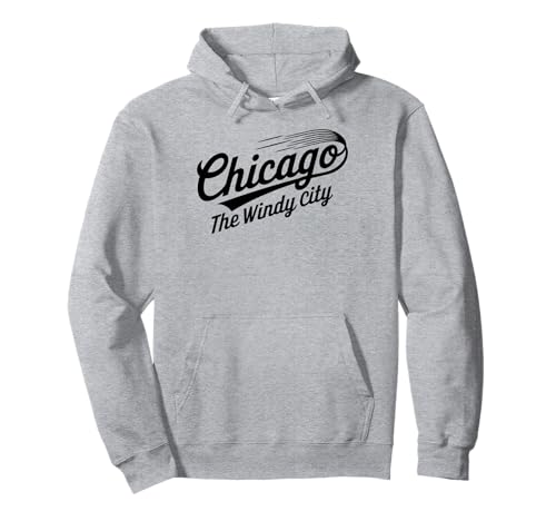 Chicago IL Die windige Stadt für Männer und Frauen. Pullover Hoodie Chicago IL Die windige Stadt für Männer und Frauen. Pullover Hoodie von Cities Brought to Life Products
