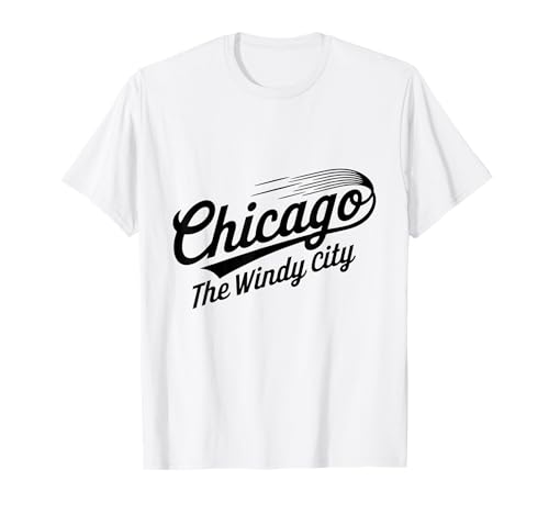 Chicago IL Die windige Stadt für Männer und Frauen. T-Shirt Chicago IL Die windige Stadt für Männer und Frauen. T-Shirt von Cities Brought to Life Products