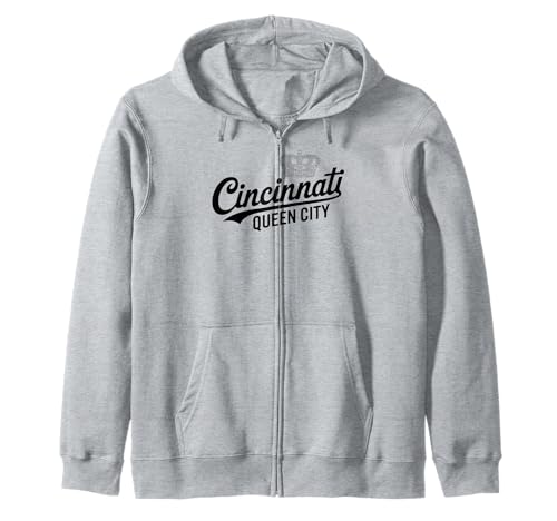 Cincinnati Ohio Queen City für Herren und Damen. Kapuzenjacke Cincinnati Ohio Queen City für Herren und Damen. Kapuzenjacke von Cities Brought to Life Products