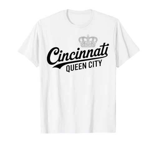 Cincinnati Ohio Queen City für Herren und Damen. T-Shirt Cincinnati Ohio Queen City für Herren und Damen. T-Shirt von Cities Brought to Life Products
