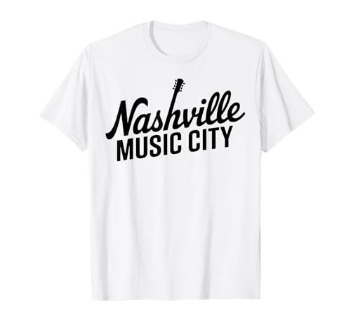 Nashville TN Music City für Herren und Damen. T-Shirt Nashville TN Music City für Herren und Damen. T-Shirt von Cities Brought to Life Products