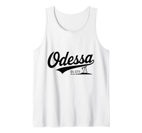 Odessa Texas Oil City für Männer Frauen Tank Top Odessa Texas Oil City für Männer Frauen Tank Top von Cities Brought to Life Products