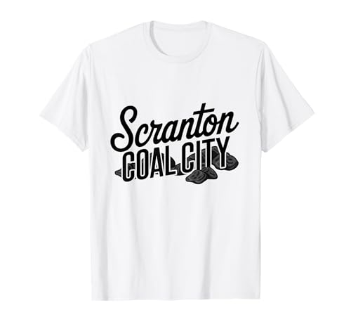 Scranton PA Coal City für Männer Frauen T-Shirt Scranton PA Coal City für Männer Frauen T-Shirt von Cities Brought to Life Products