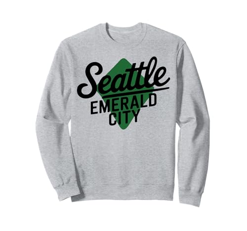 Seattle WA Emerald City für Männer Frauen Sweatshirt Seattle WA Emerald City für Männer Frauen Sweatshirt von Cities Brought to Life Products