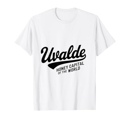Uvalde TX Honey Capital für Männer Frauen T-Shirt Uvalde TX Honey Capital für Männer Frauen T-Shirt von Cities Brought to Life Products