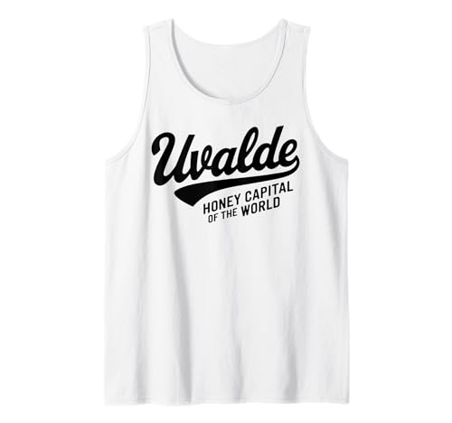Uvalde TX Honey Capital für Männer Frauen Tank Top Uvalde TX Honey Capital für Männer Frauen Tank Top von Cities Brought to Life Products