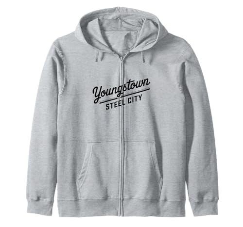 Youngstown Ohio Steel City für Männer Frauen Kapuzenjacke Youngstown Ohio Steel City für Männer Frauen Kapuzenjacke von Cities Brought to Life Products