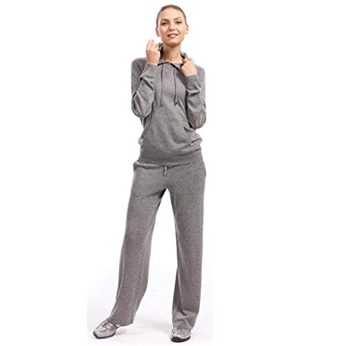 Citizen Cashmere Lounge Pants Women - 100% Kaschmir mit Kordelzug in der Taille und Seitentaschen Superweich handgestrickt von Citizen Cashmere