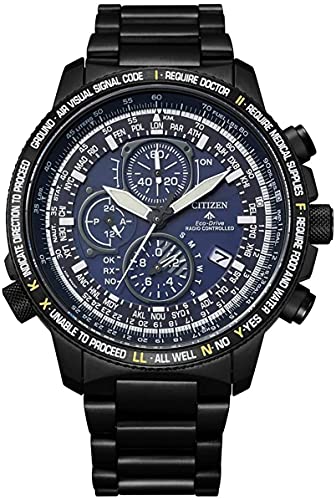 Citizen Men's Chronograph Eco-Drive Uhr mit Titan Armband AT8195-85L von CITIZEN